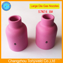 Argon tig welding torch part 57N74 ceramic nozzle